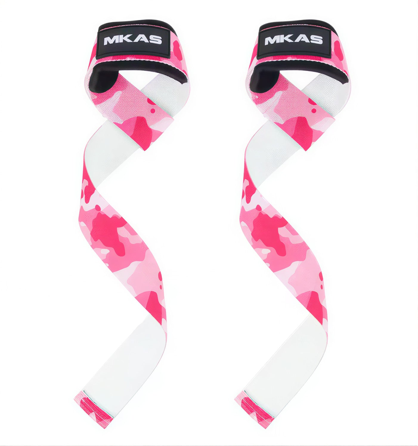 Muscleify Heavy Duty Lifting Straps - Pink Camo