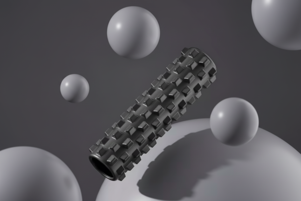 Muscleify Foam Roller – 45cm Muscle Massage & Pilates Tool - Black