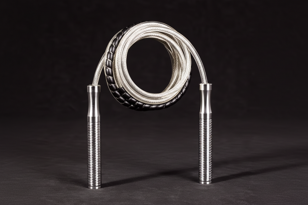 Muscleify Steel Bearing Jump Rope - 8mm - Heavy Duty Fitness Rope