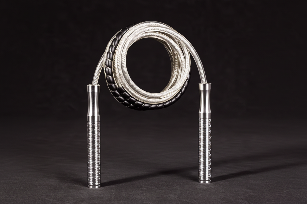 Muscleify Steel Bearing Jump Rope - 8mm - Heavy Duty Fitness Rope