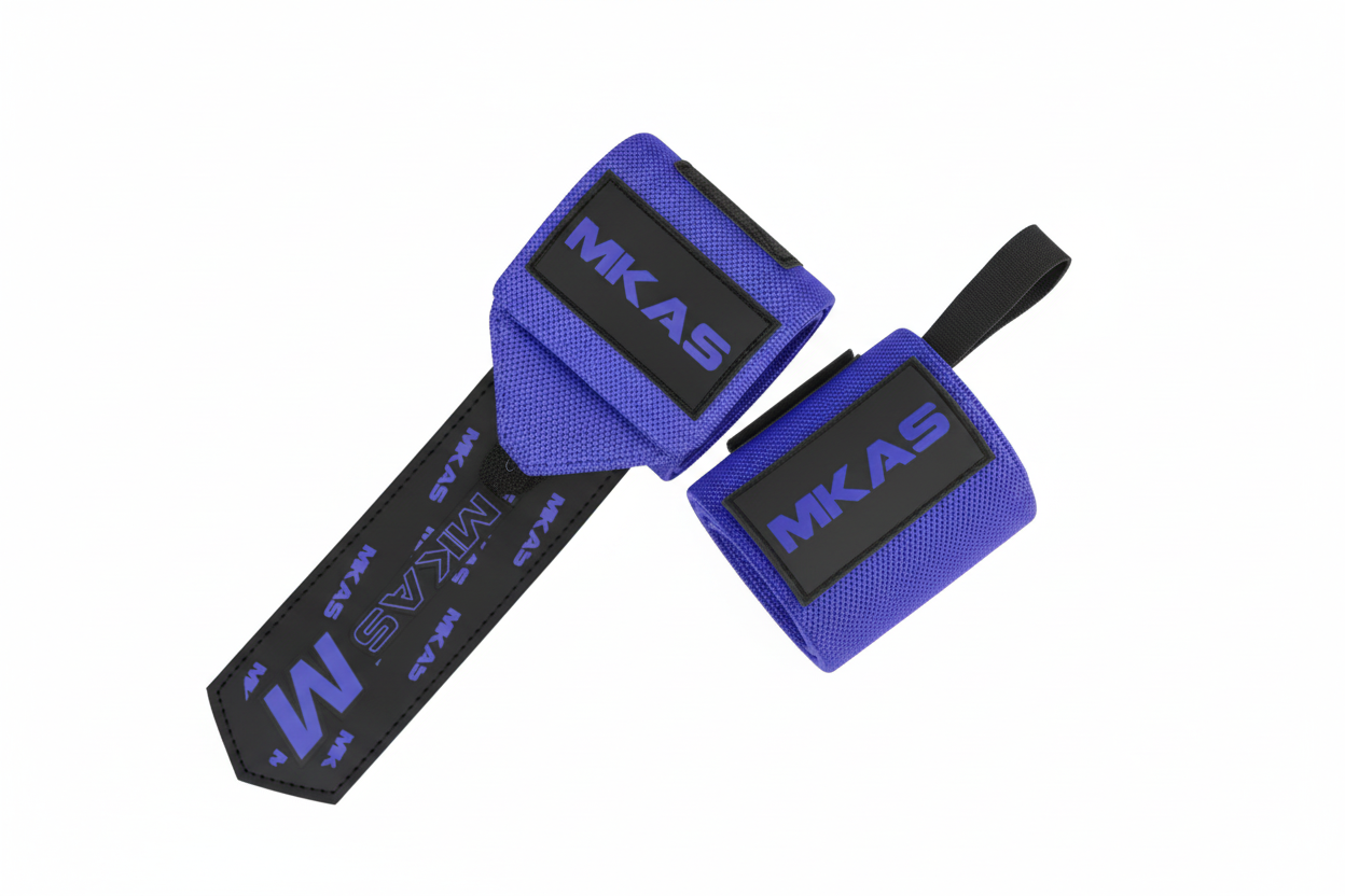 Muscleify Wrist Wraps-Blue