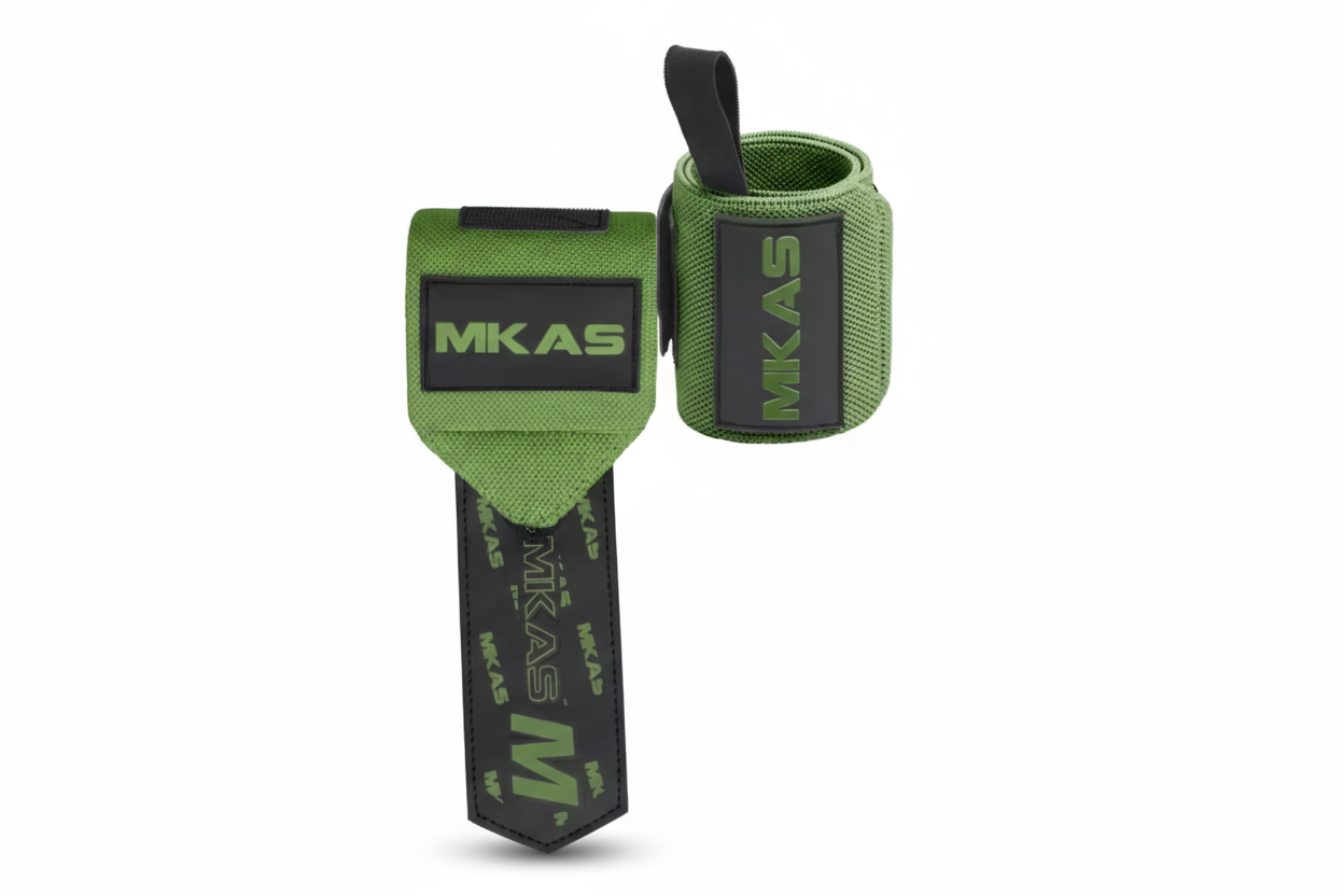 Muscleify Wrist Wraps-Military Green