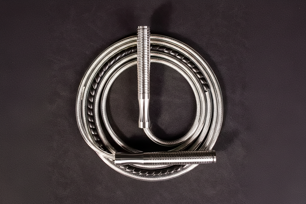 Muscleify Steel Bearing Jump Rope - 8mm - Heavy Duty Fitness Rope