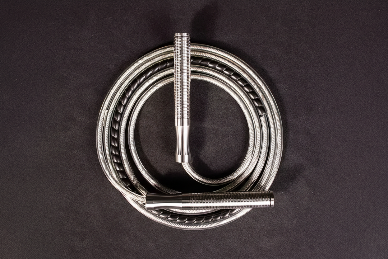 Muscleify Steel Bearing Jump Rope - 8mm - Heavy Duty Fitness Rope